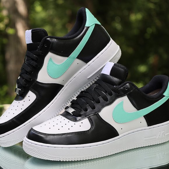 Nike Air Force 1 Low Black Yeezy Custom - Picture 4 of 16